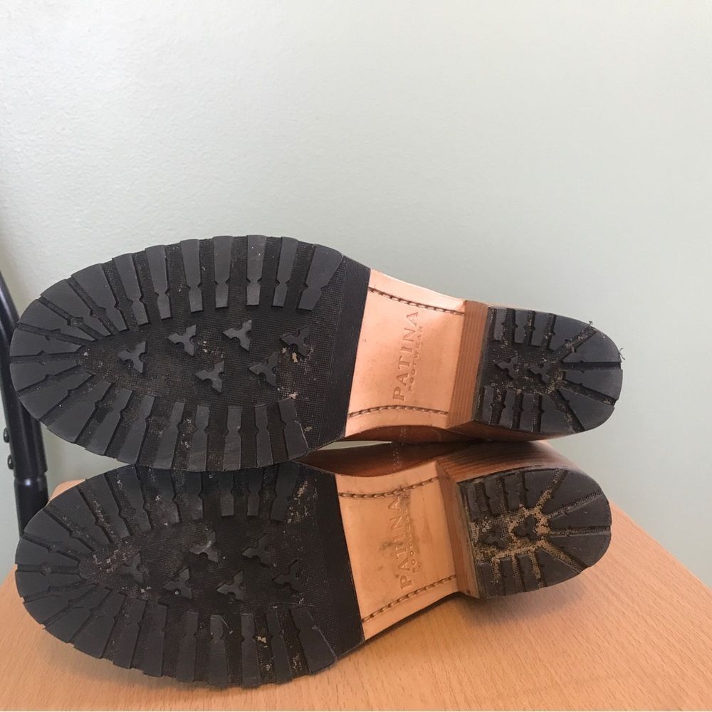 Portland Leather Patina Bourbon Ankle Bootie (8) - Picture 9 of 9